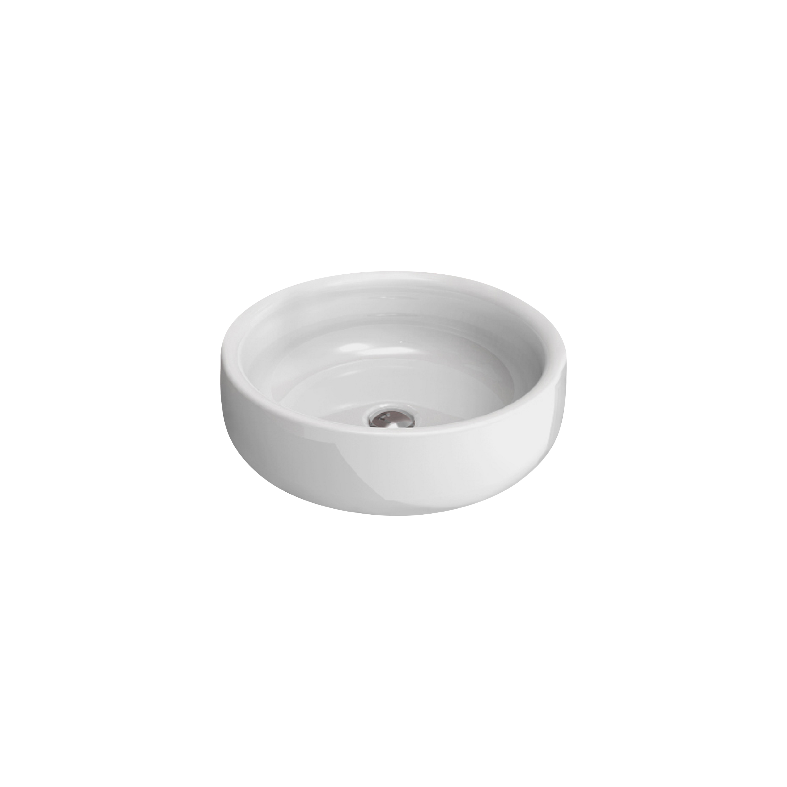 FLAMINIA BONOLA surface-mounted or suitable for mounting on foot washbasin 46 cm lava grey LAVA