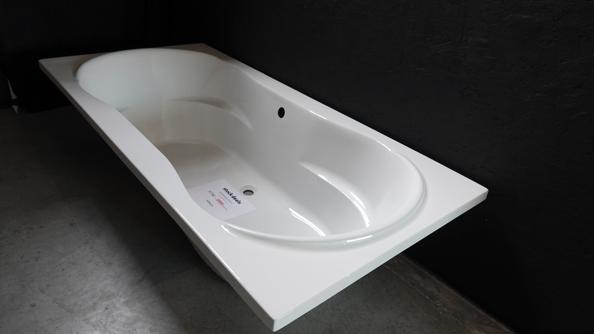 AQUAdesign Rivale Original Inbouwbad - 180 x 90cm - Glanzend wit - 2-persoonsbad - Acryl