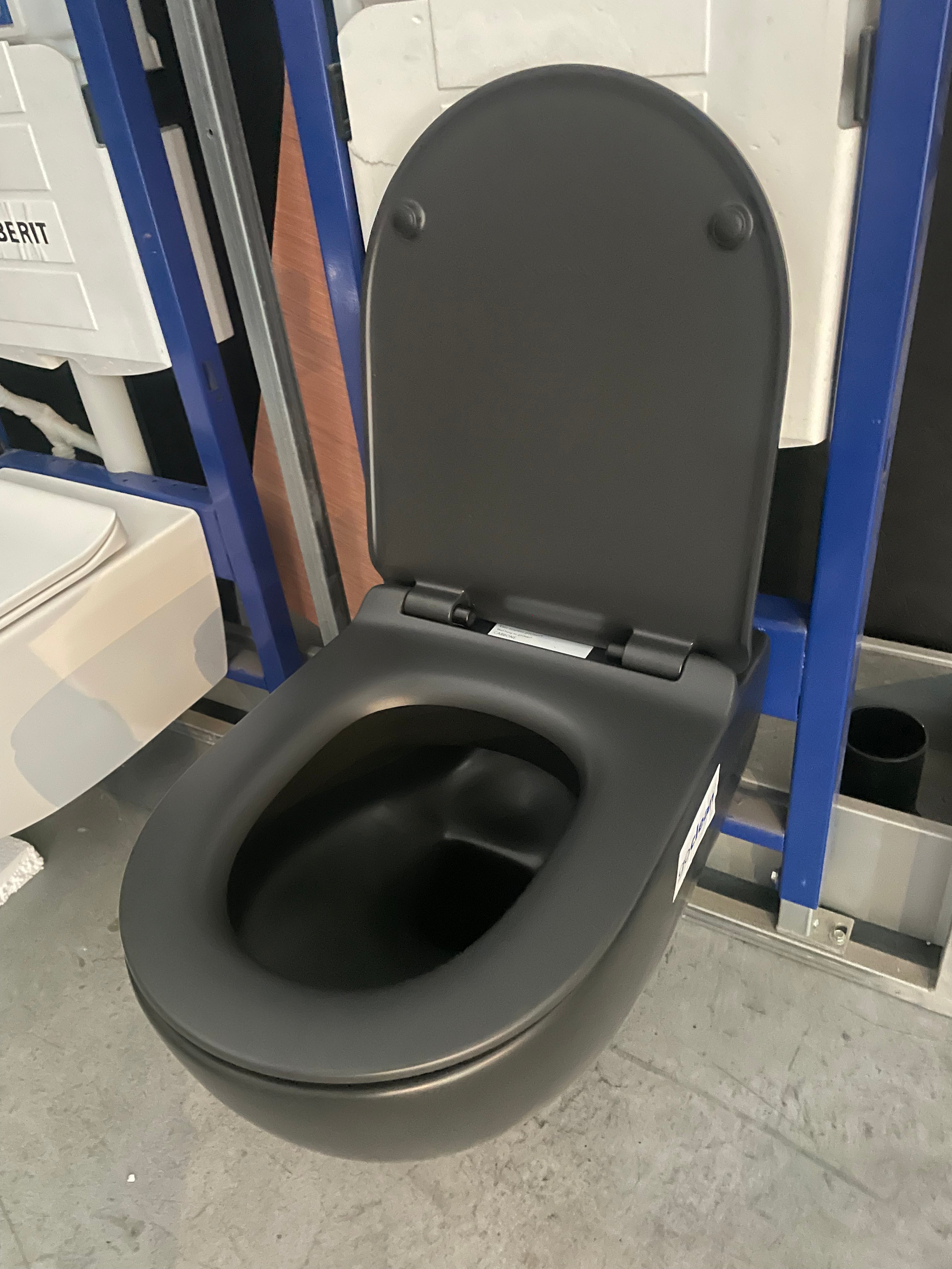 FLAMINIA APP SLIM soft-close thermosetting toilet seat CARBON