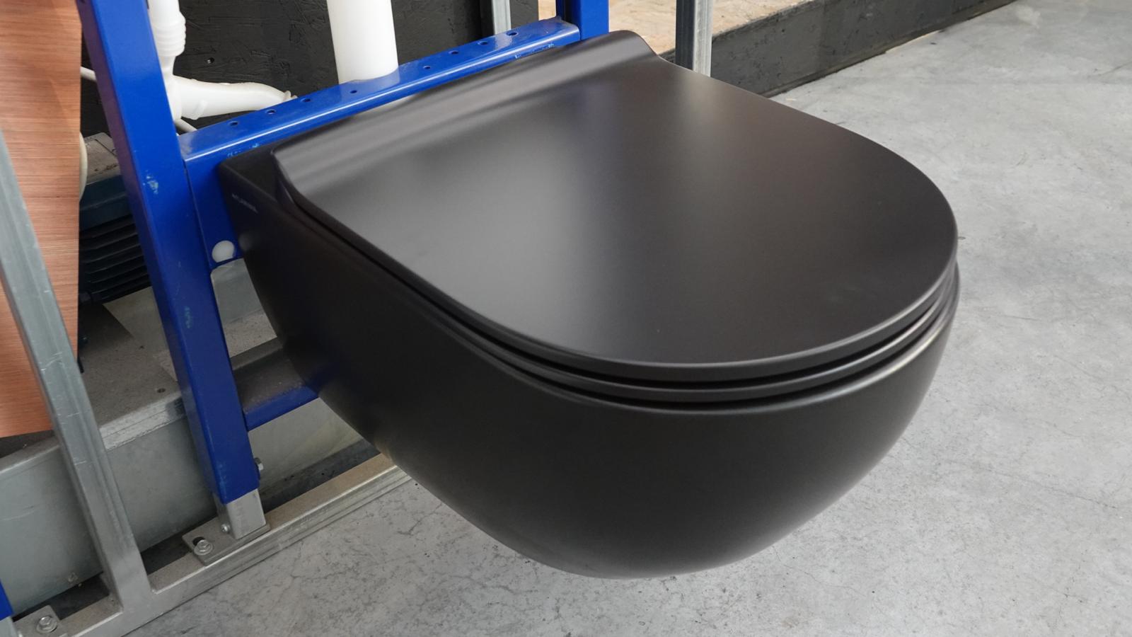 FLAMINIA APP GOCLEAN hang rimless toilet GRAPHITE